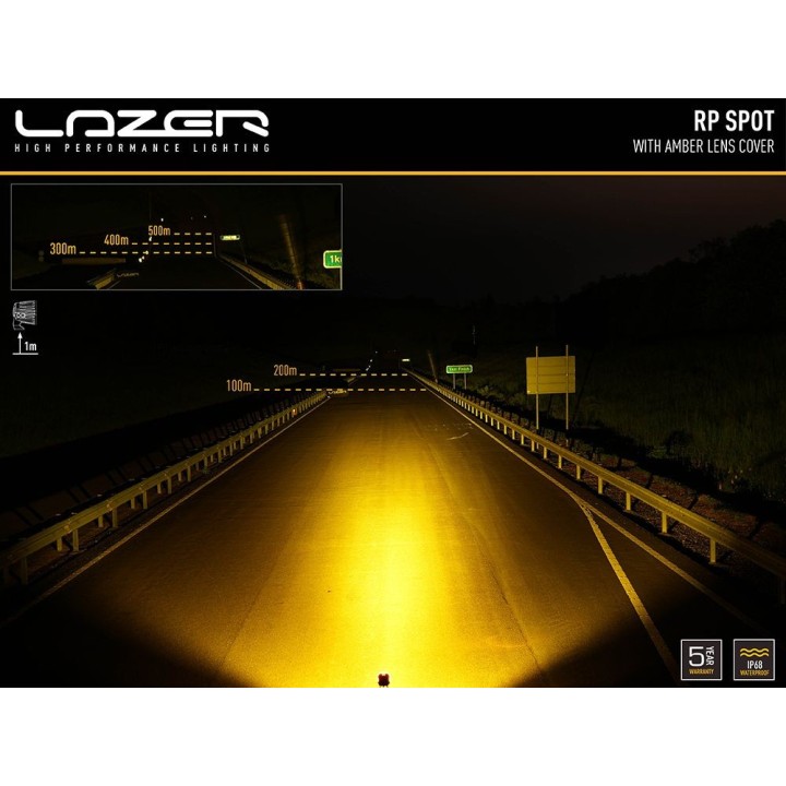 Pomarańczowa osłona soczewki (SERIA RP / UTILITY-80 HD) LAZER High Performance LED Lighting - ujęcie 4