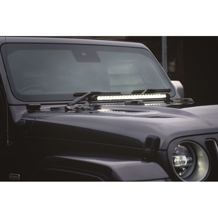 Zestaw montażowy oświetlenia LAZER Linear 36 - Jeep Wrangler JL (2017 -) - ujęcie 2