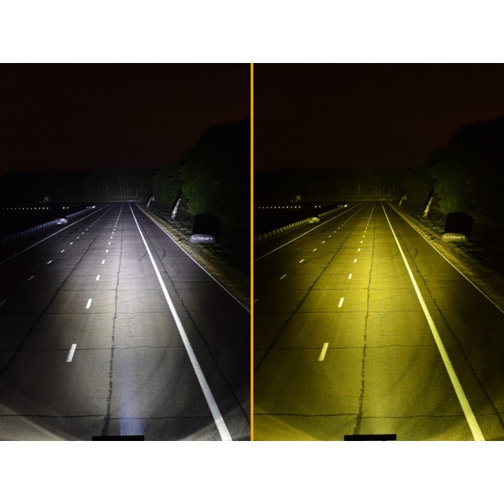 Żółta osłona lamp LAZER Triple-R 750