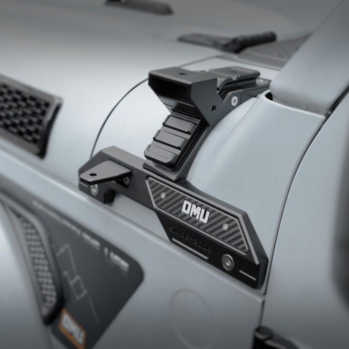 Mocowania lamp OMU na słupku A Jeep Wrangler JL / Gladiator JT