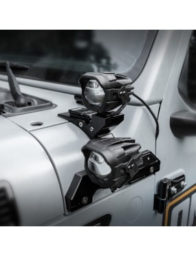 Mocowania lamp OMU na słupku A Jeep Wrangler JL / Gladiator JT