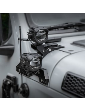 Mocowania lamp OMU na słupku A Jeep Wrangler JL / Gladiator JT