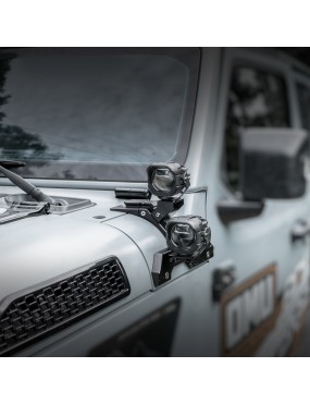 Mocowania lamp OMU na słupku A Jeep Wrangler JL / Gladiator JT
