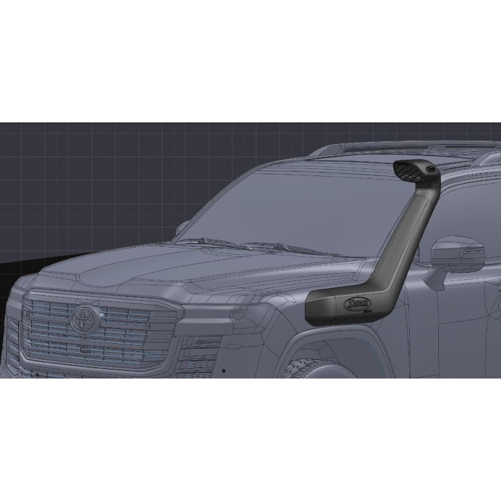 Snorkel Safari Armax SS98HP - Toyota Land Cruiser 300 ARB - ujęcie 2