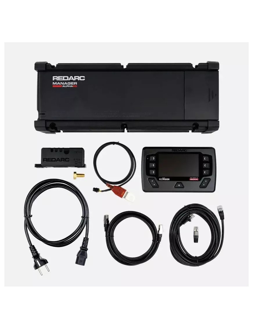 REDARC Manager Alpha50 - system zarządzania akumulatorami z RedVision