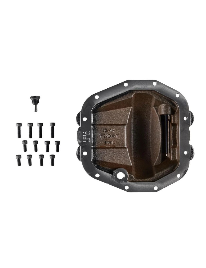Osłona dyferencjału ARB - tylny most Dana M220 - Jeep Wrangler JL Rubicon / Sahara / Sport - czarna - ujęcie 2