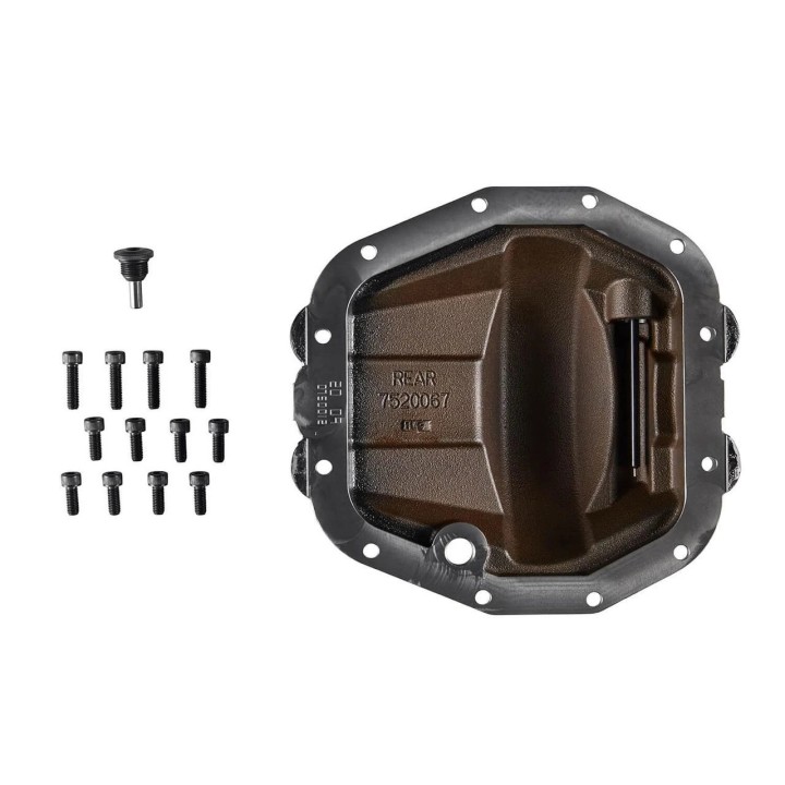 Osłona dyferencjału ARB - tylny most Dana M220 - Jeep Wrangler JL Rubicon / Sahara / Sport - czarna - ujęcie 2
