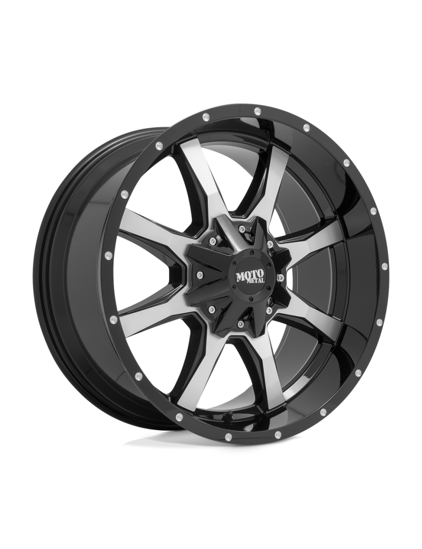 Felga aluminiowa MO970 Gloss Black W/ Machined Face MOTO METAL