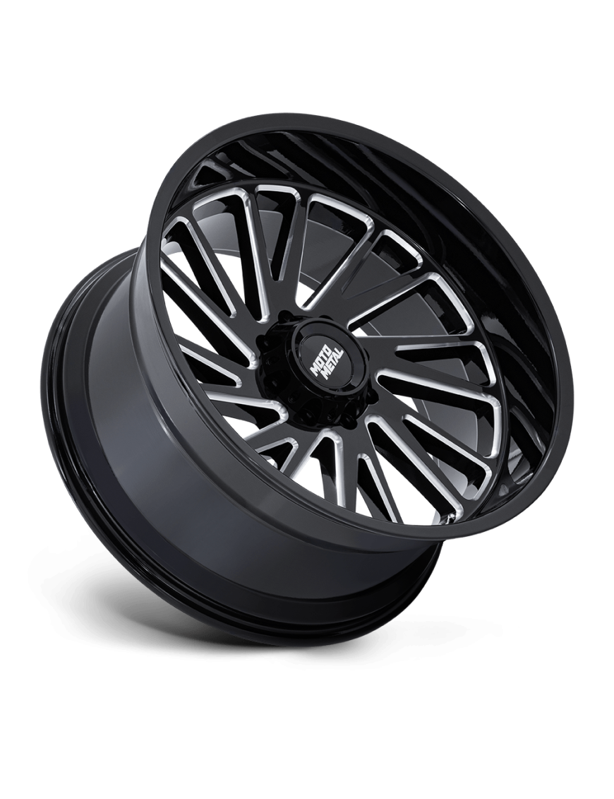 Felga aluminiowa MO811 COMBAT Gloss Black Milled MOTO METAL - ujęcie 3