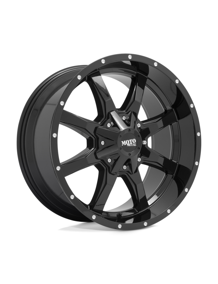 Felga aluminiowa MO970 Gloss Black W/ Milled Lip MOTO METAL