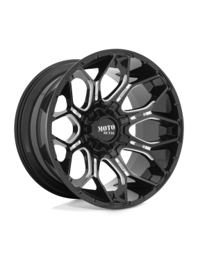 Felga aluminiowa MO808 SNIPER Gloss Black Milled MOTO METAL