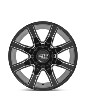 Felga aluminiowa MO804 SPIDER Gloss Black Milled MOTO METAL - ujęcie 3