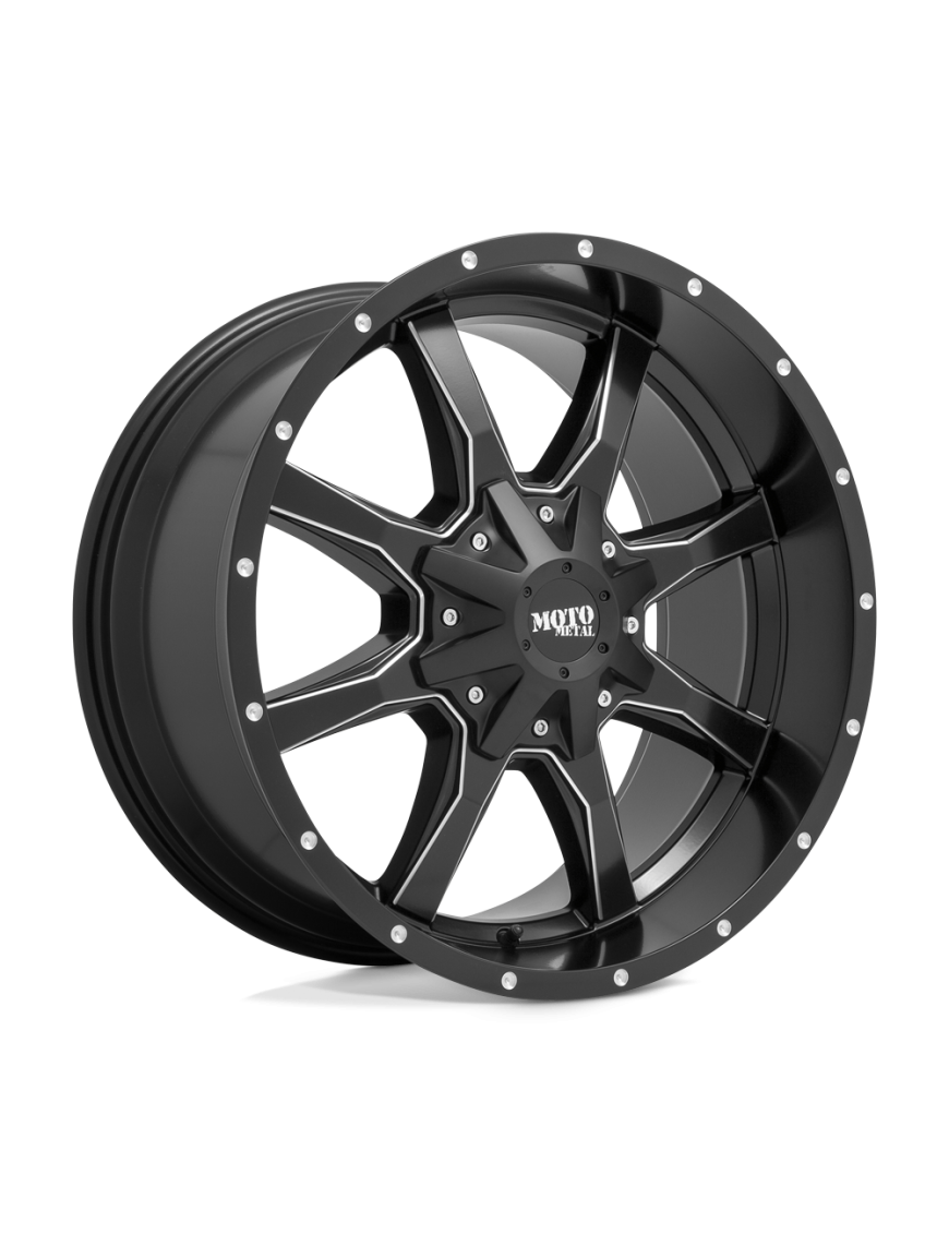 Felga aluminiowa MO970 Semi Gloss Black Milled MOTO METAL
