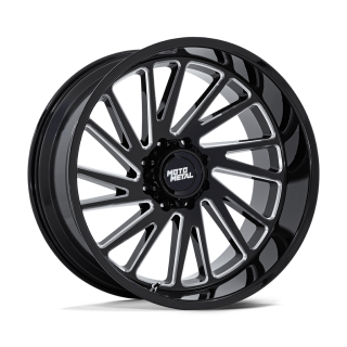 Felga aluminiowa MO811 COMBAT Gloss Black Milled MOTO METAL
