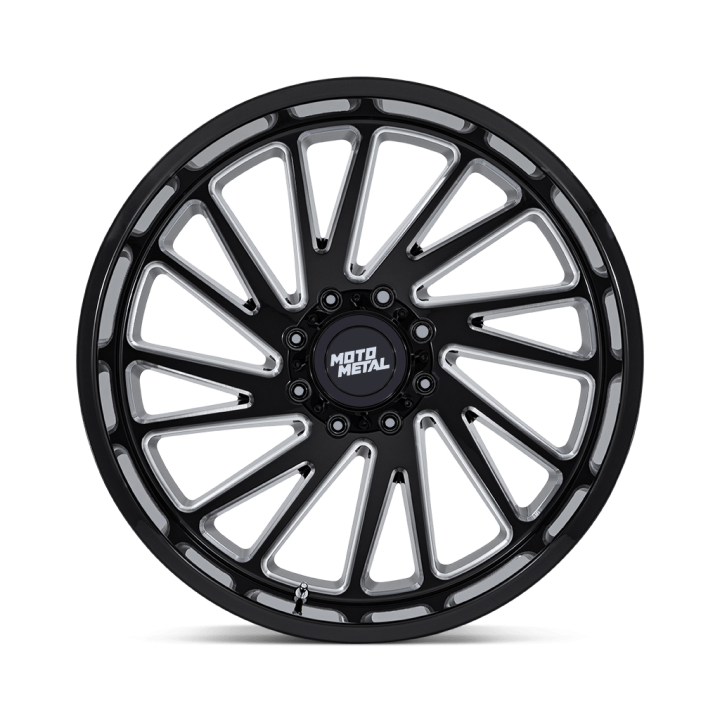 Felga aluminiowa MO811 COMBAT Gloss Black Milled MOTO METAL - ujęcie 2
