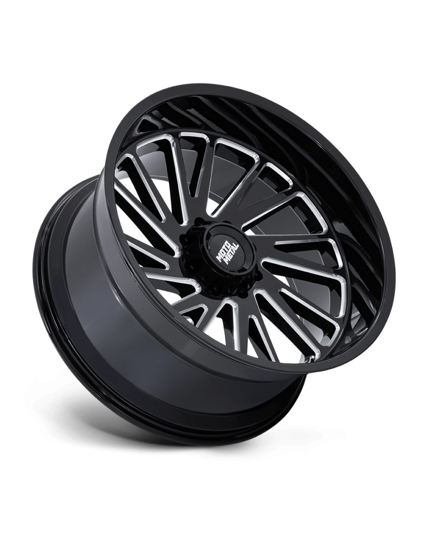 Felga aluminiowa MO811 COMBAT Gloss Black Milled MOTO METAL - ujęcie 3