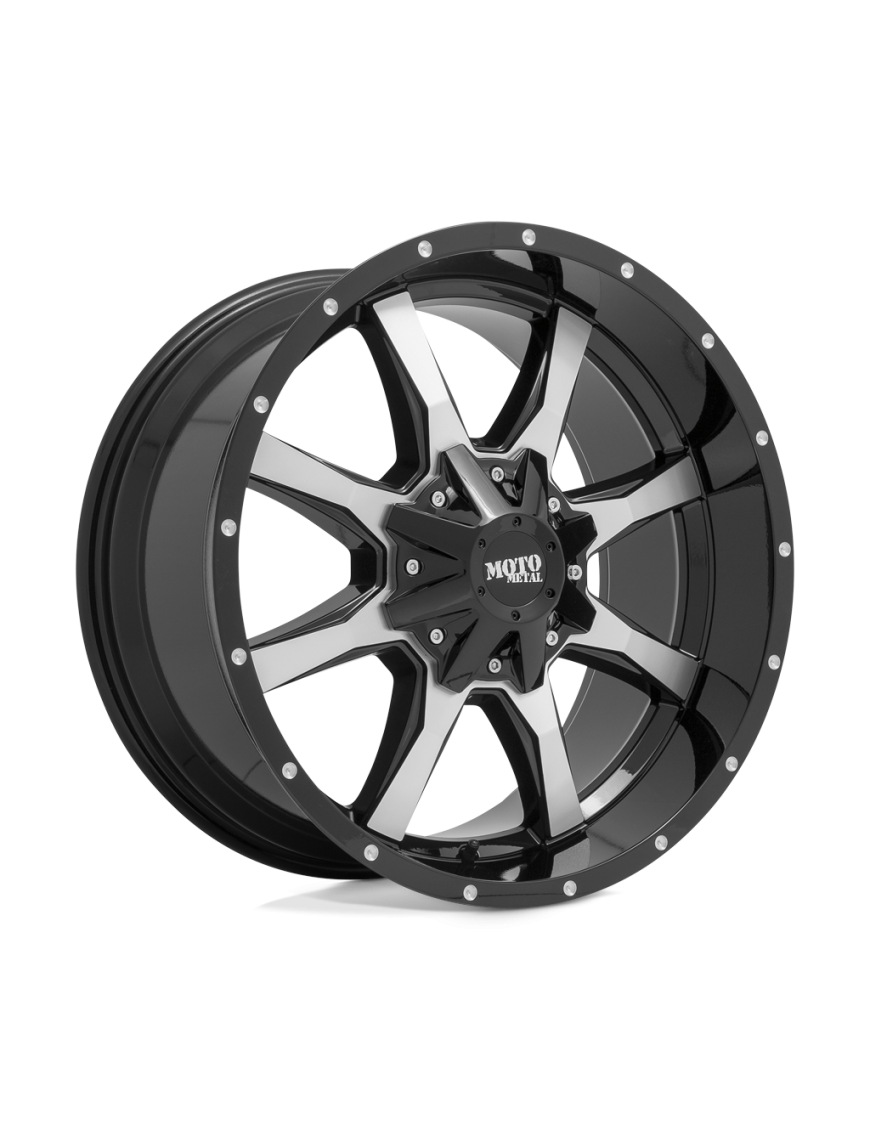 Felga aluminiowa MO970 Gloss Black Machined MOTO METAL