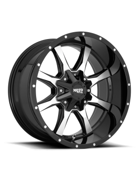Felga aluminiowa MO970 Gloss Black Machined MOTO METAL