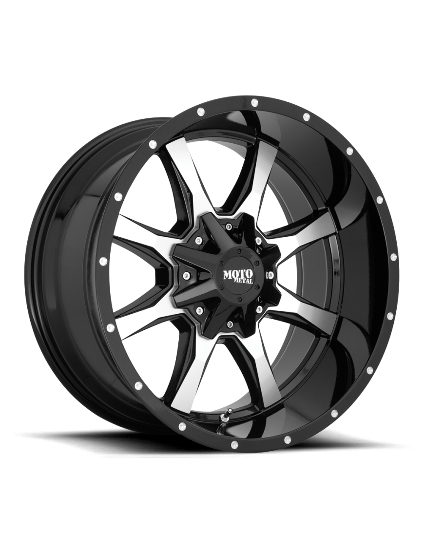 Felga aluminiowa MO970 Gloss Black Machined MOTO METAL
