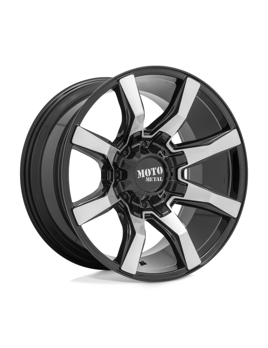 Felga aluminiowa MO804 SPIDER Gloss Black Machined MOTO METAL