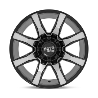 Felga aluminiowa MO804 SPIDER Gloss Black Machined MOTO METAL - ujęcie 2