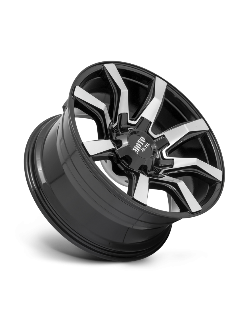 Felga aluminiowa MO804 SPIDER Gloss Black Machined MOTO METAL - ujęcie 3