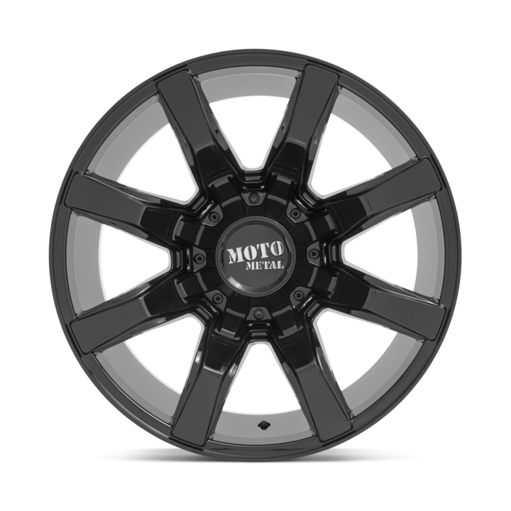 Felga aluminiowa MO804 SPIDER Gloss Black MOTO METAL - ujęcie 3