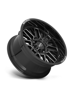Felga aluminiowa MO802 WARLOCK Gloss Black Milled MOTO METAL - ujęcie 3