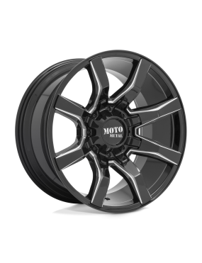 Felga aluminiowa MO804 SPIDER Gloss Black Milled MOTO METAL