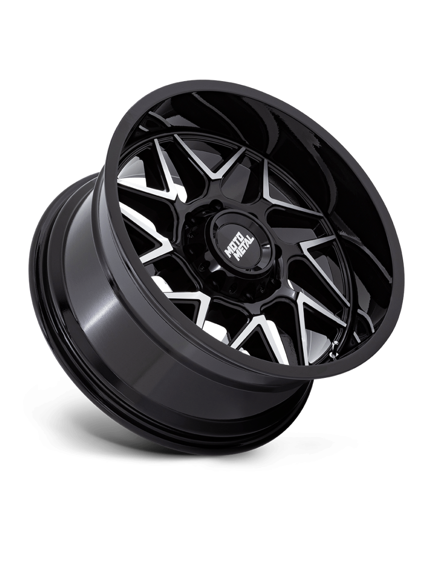 Felga aluminiowa MO812 TURBINE Gloss Black W/ Machined Face MOTO METAL - ujęcie 2