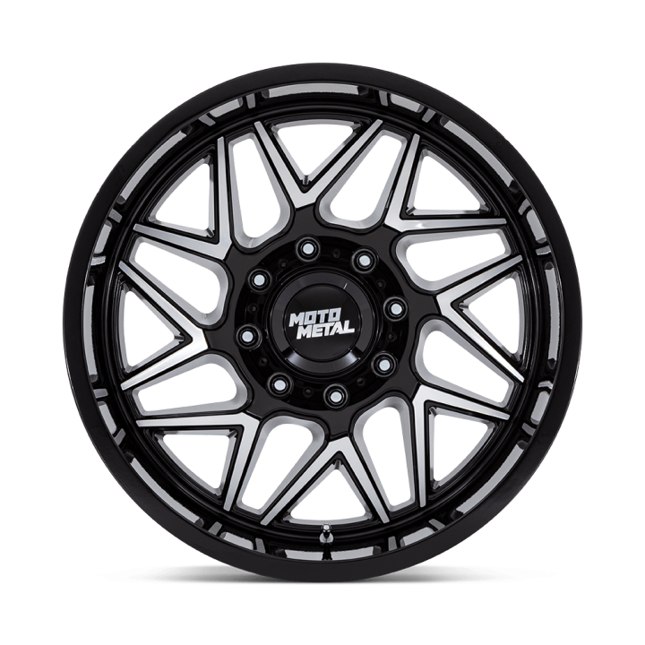 Felga aluminiowa MO812 TURBINE Gloss Black W/ Machined Face MOTO METAL - ujęcie 3