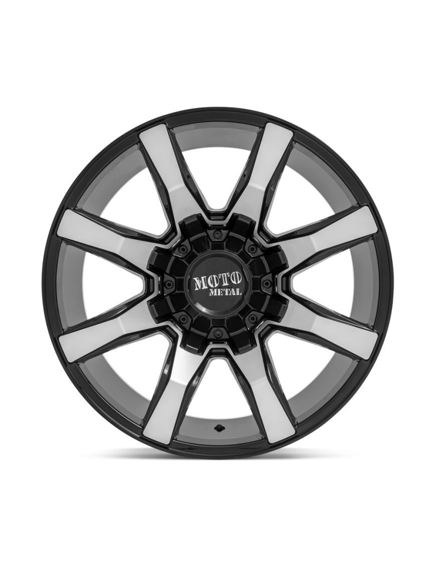Felga aluminiowa MO804 SPIDER Gloss Black Machined MOTO METAL - ujęcie 2