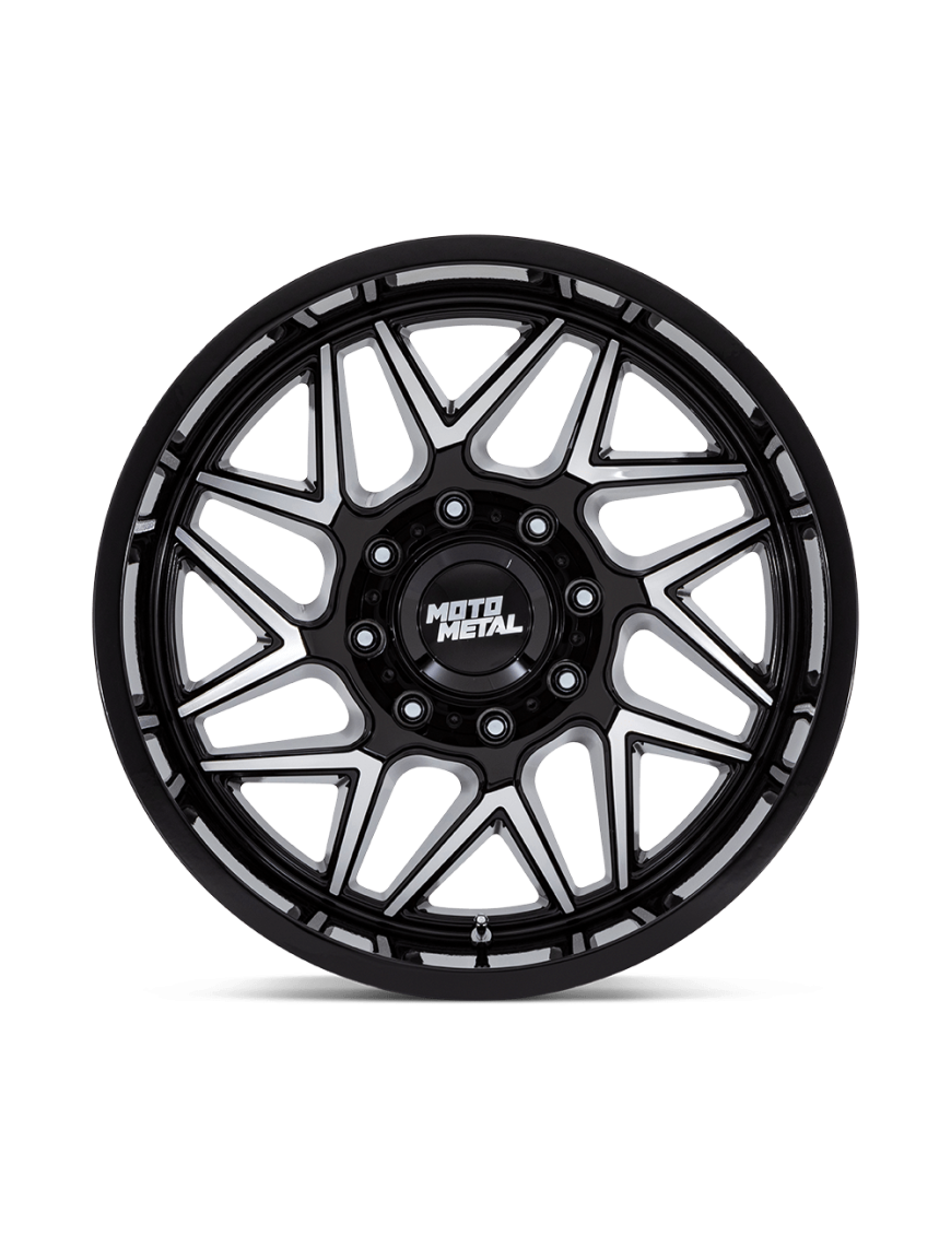 Felga aluminiowa MO812 TURBINE Gloss Black W/ Machined Face MOTO METAL - ujęcie 3