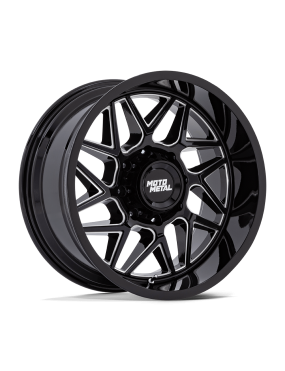 Felga aluminiowa MO812 TURBINE Gloss Black Milled MOTO METAL