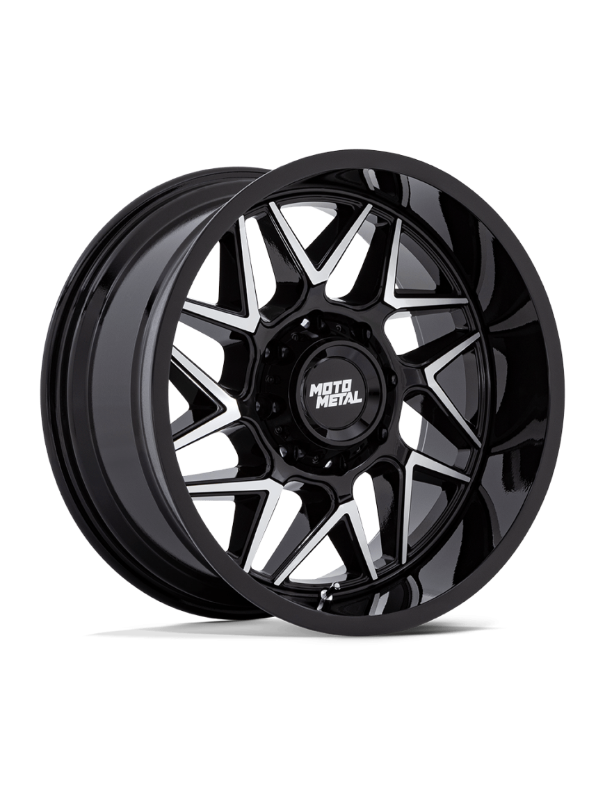 Felga aluminiowa MO812 TURBINE Gloss Black W/ Machined Face MOTO METAL