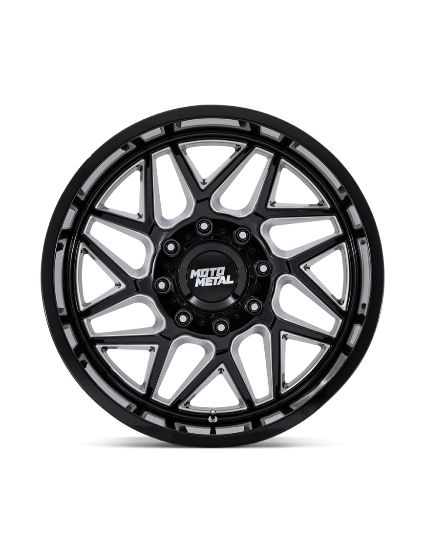 Felga aluminiowa MO812 TURBINE Gloss Black Milled MOTO METAL - ujęcie 3