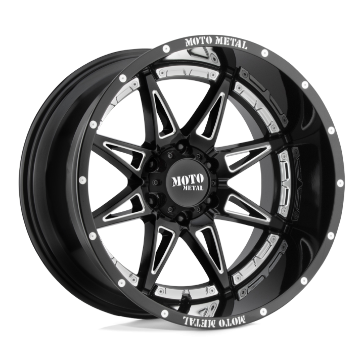 Felga aluminiowa MO993 HYDRA Gloss Black Milled MOTO METAL