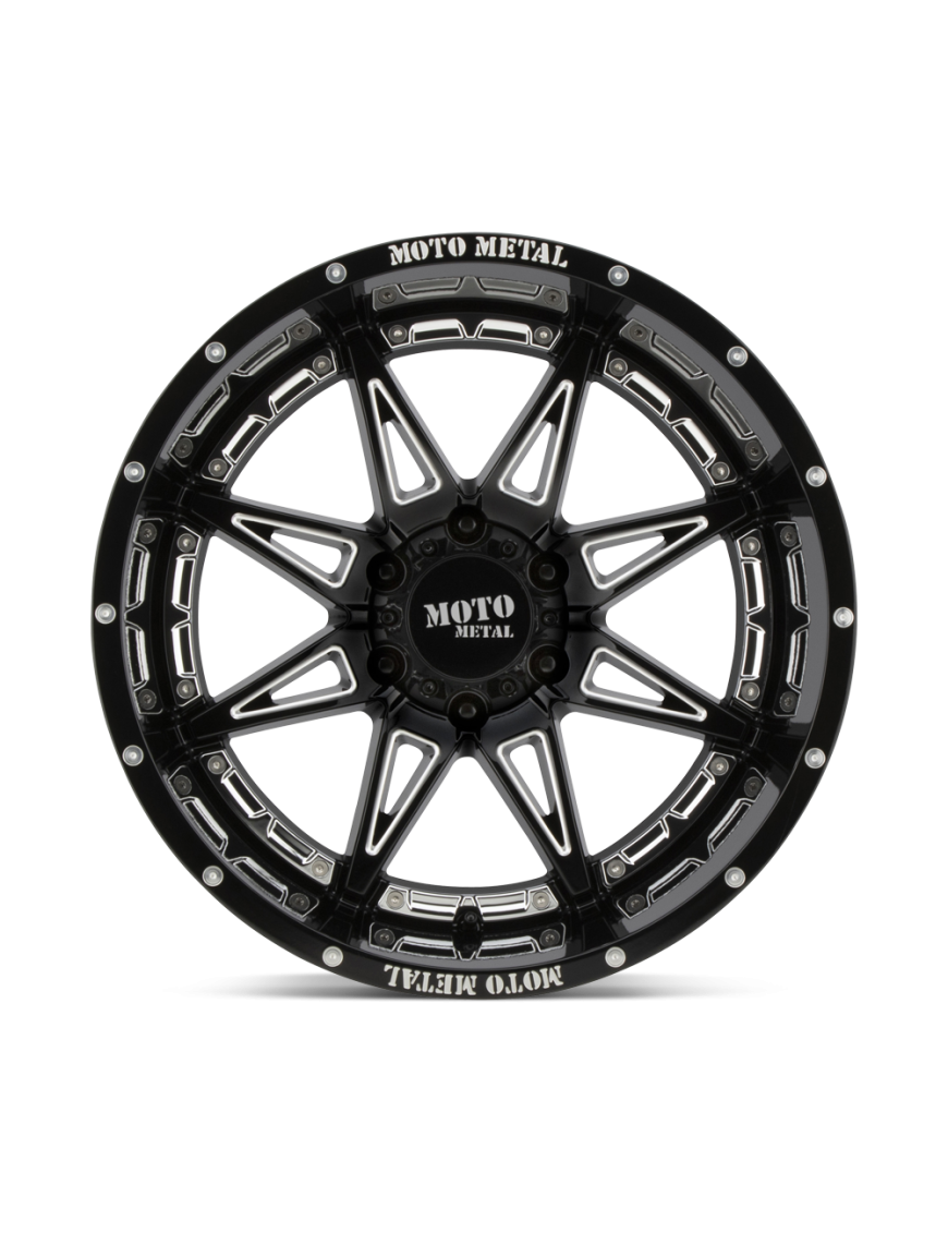 Felga aluminiowa MO993 HYDRA Gloss Black Milled MOTO METAL - ujęcie 2