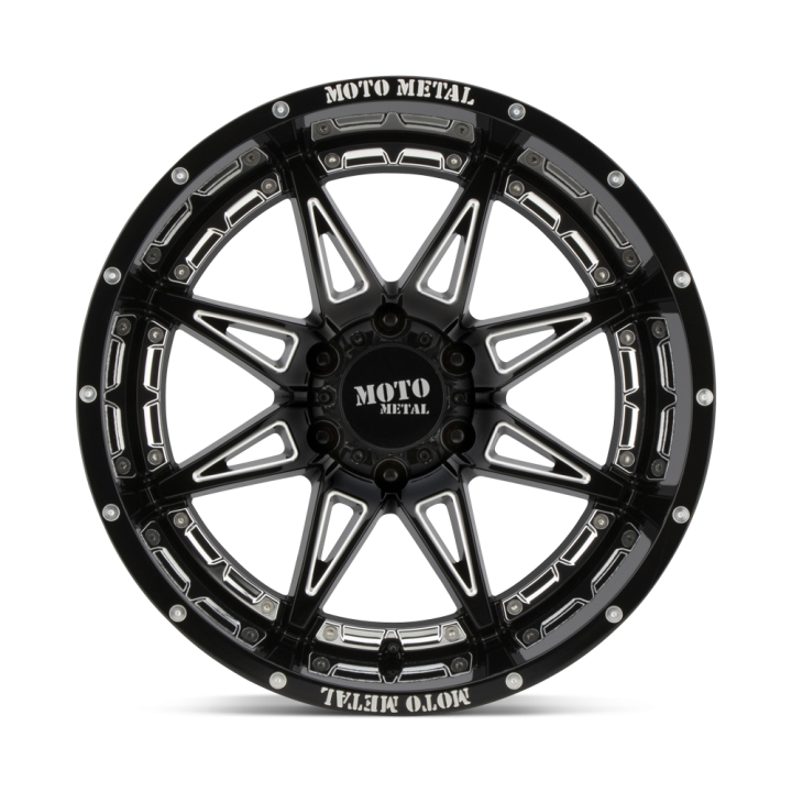 Felga aluminiowa MO993 HYDRA Gloss Black Milled MOTO METAL - ujęcie 2