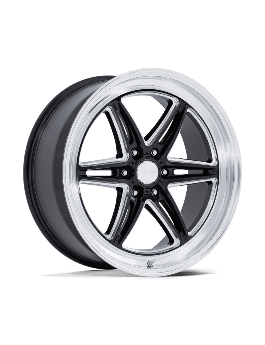 Felga aluminiowa AR953 GROOVE 6 DRAG Gloss Black Milled W/ Diamond Cut Lip AMERICAN RACING