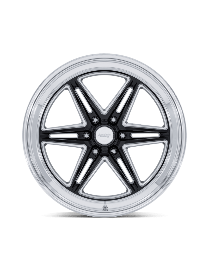 Felga aluminiowa AR953 GROOVE 6 DRAG Gloss Black Milled W/ Diamond Cut Lip AMERICAN RACING