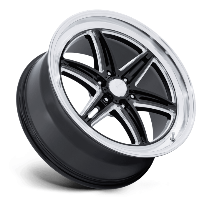 Felga aluminiowa AR953 GROOVE 6 DRAG Gloss Black Milled W/ Diamond Cut Lip AMERICAN RACING - ujęcie 2