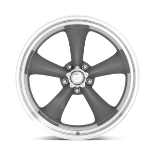 Felga aluminiowa VN215 Classic Torq Thrust II MAG Gray W/ Machined LIP American Racing - ujęcie 2