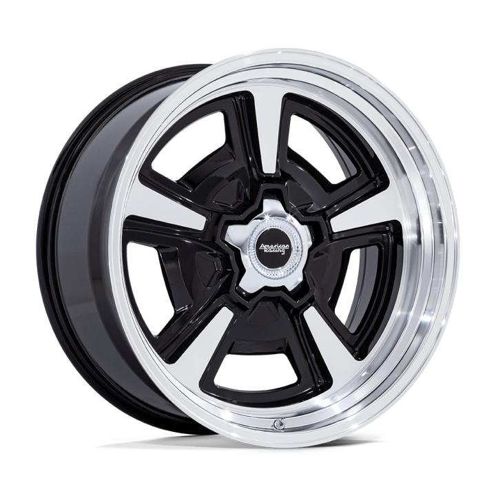Felga aluminiowa VN517 MARAUDER Gloss Black Machined W/ Diamond Cut Lip AMERICAN RACING