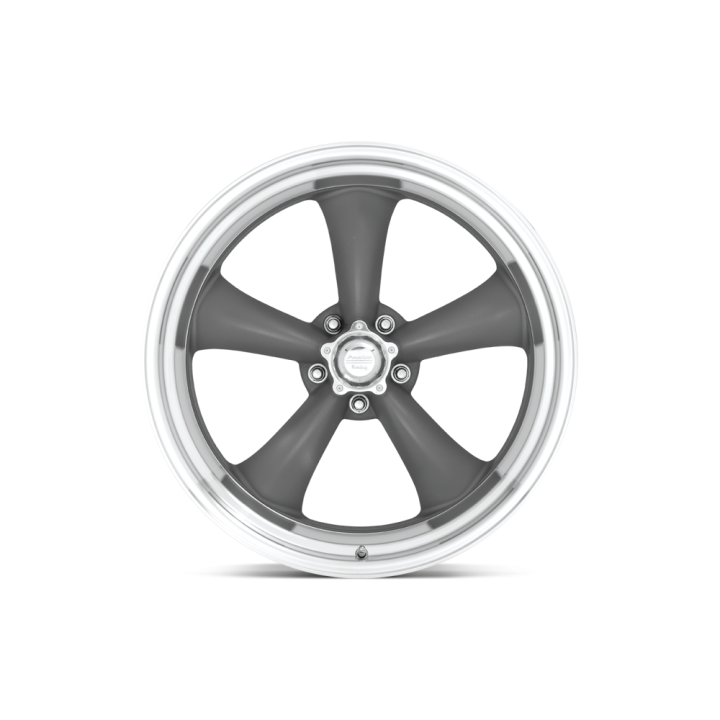 Felga aluminiowa VN215 Classic Torq Thrust II MAG Gray W/ Machined LIP American Racing - ujęcie 2