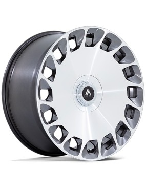 Felga aluminiowa AB045 ARISTOCRAT Gloss Platinum Bright Mach Fc ASANTI
