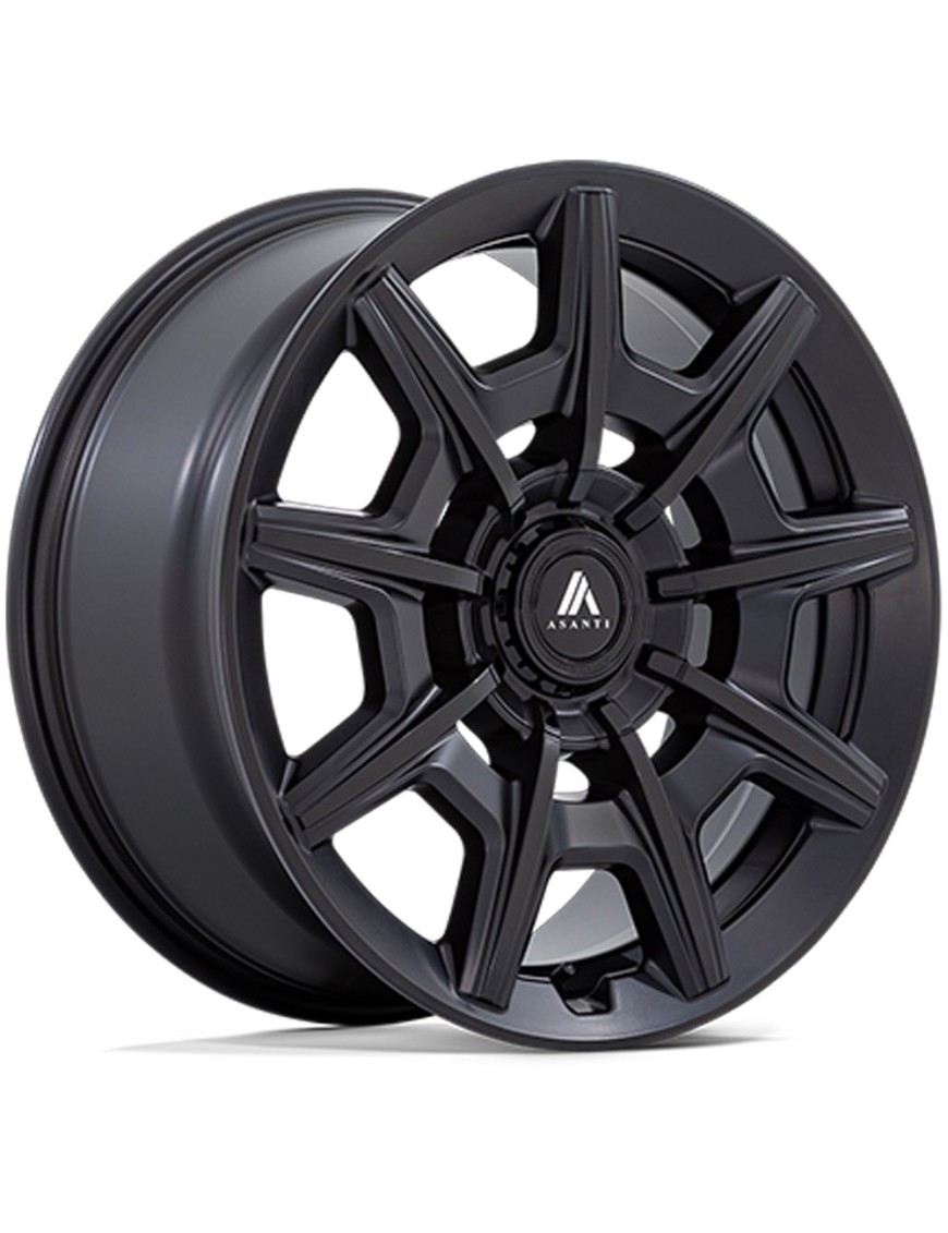 Felga aluminiowa AB041 ESQUIRE Satin Black Gloss Black Face ASANTI