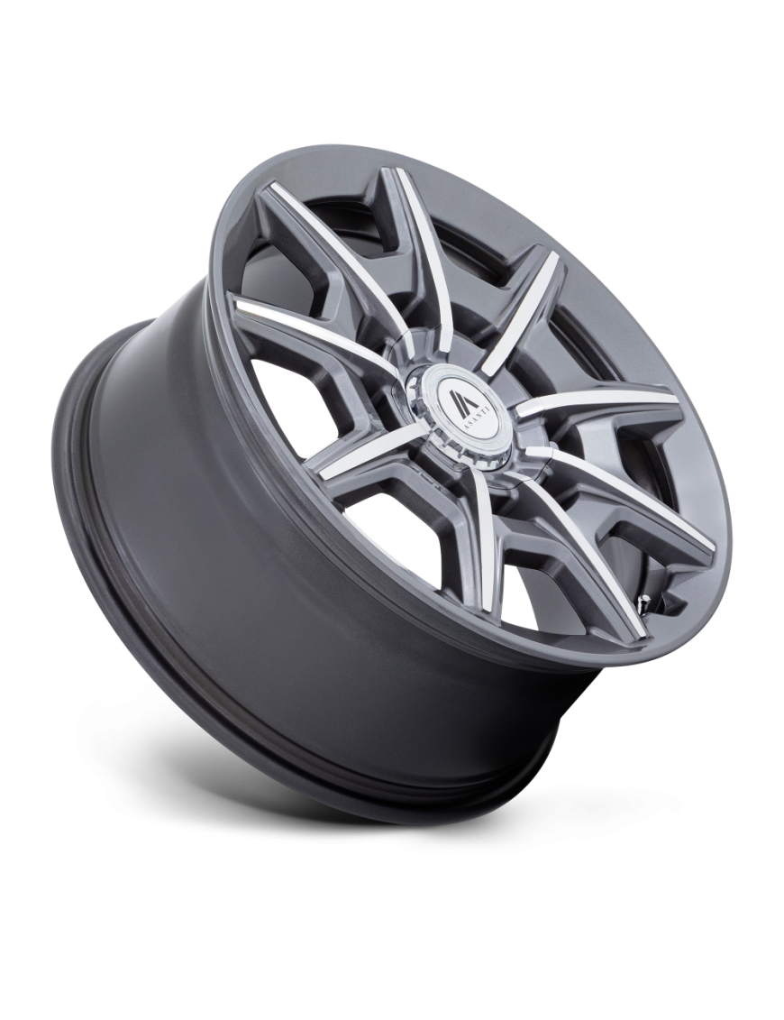Felga aluminiowa AB041 ESQUIRE Gloss Anthracite Bright Mach ASANTI - ujęcie 3