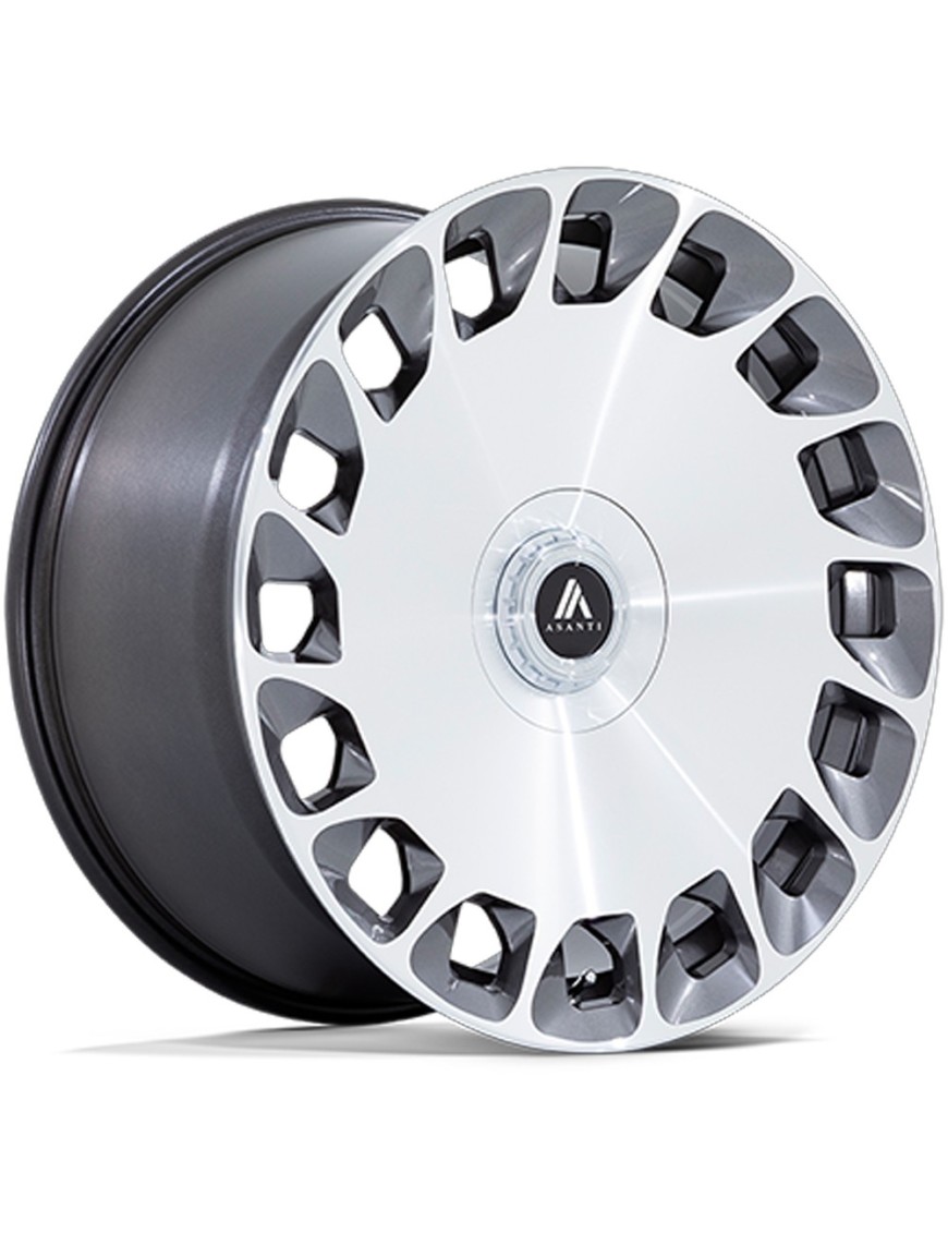 Felga aluminiowa AB045 ARISTOCRAT Gloss Platinum Bright Mach Fc ASANTI