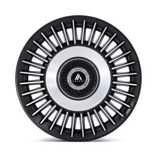 Felga aluminiowa AB040 TIARA Satin Black Bright Mach Face ASANTI - ujęcie 2